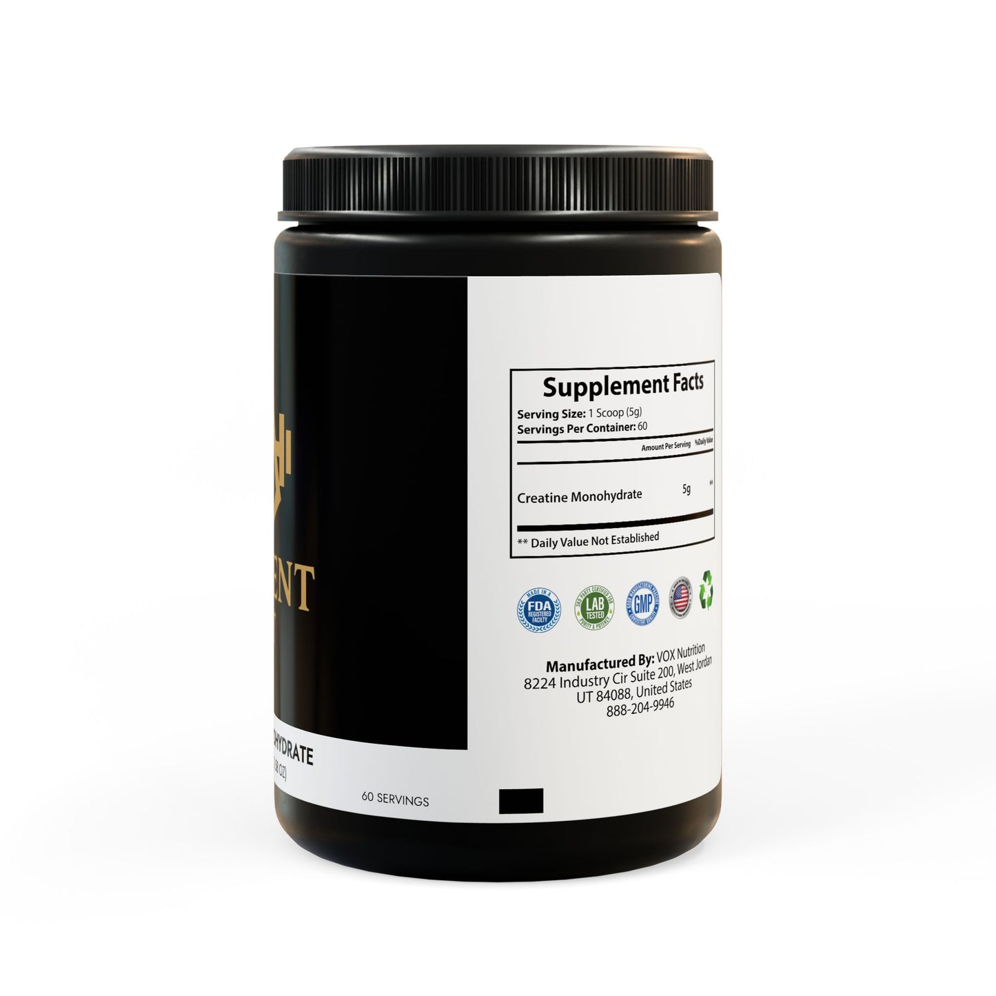 Ancient Fit Creatine Monohydrate Supplement (300g, 10.58oz)