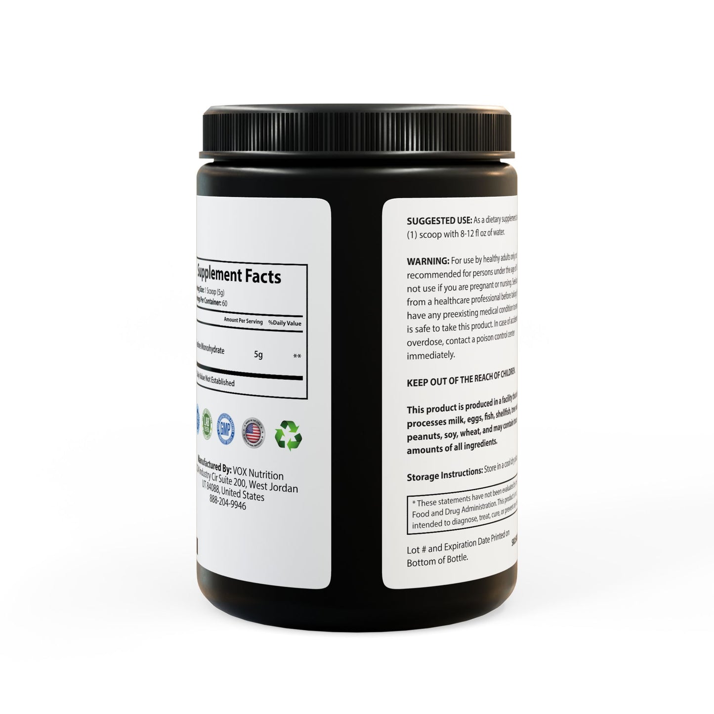 Ancient Fit Creatine Monohydrate Supplement (300g, 10.58oz)