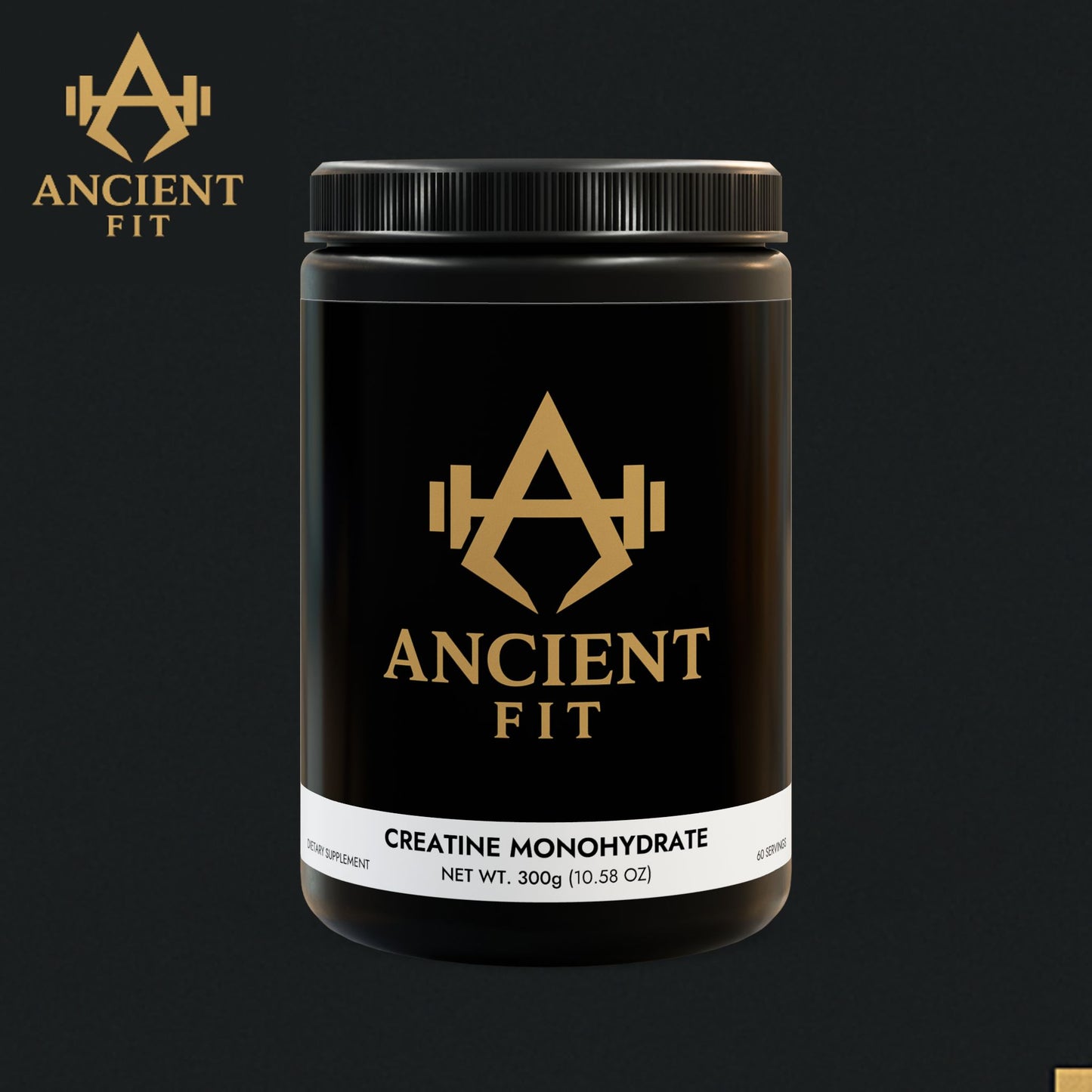 Ancient Fit Creatine Monohydrate Supplement (300g, 10.58oz)