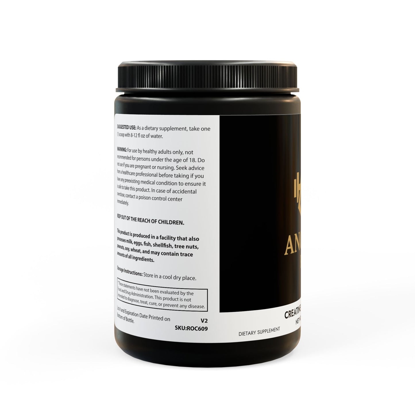 Ancient Fit Creatine Monohydrate Supplement (300g, 10.58oz)