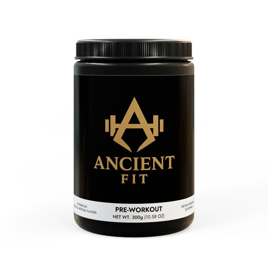 Ancient Fit Pre-Workout Supplement, Watermelon (300g, 10.58oz)